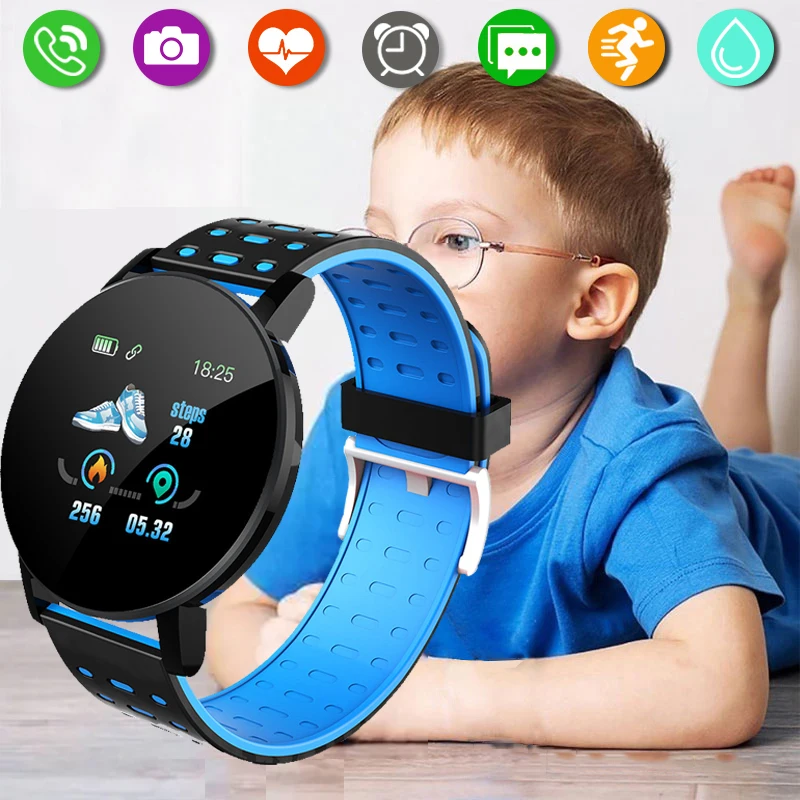 Smartwatch Digital Watches For Kid Girl - Kindersport Smart Watch Led digitale klok