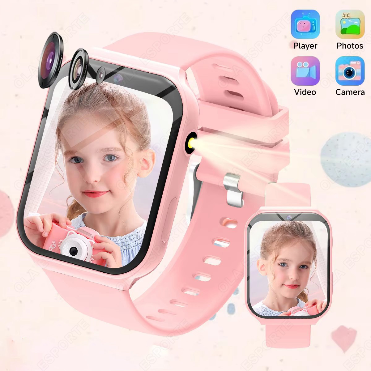 Smartwatch Watches Birthday Gift For Boys - Nieuwe smartwatch voor kinderen met HD-camera,