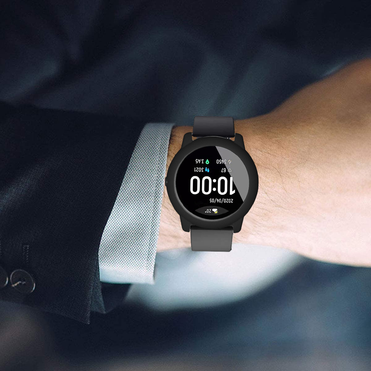 Watch Smart Smartwatch - 1 stuks siliconen beschermhoes voor Solar