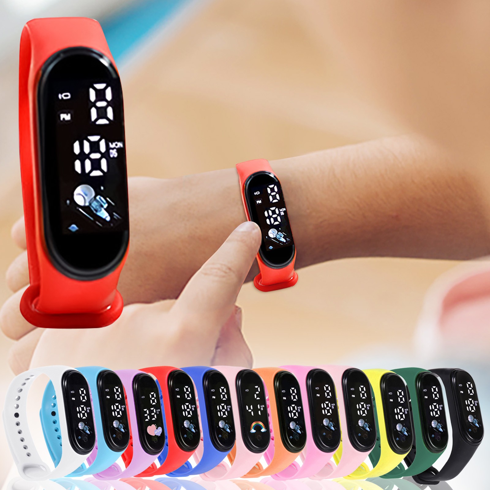 Smartwatch Digital Watches For Kid Girl - Kawaii Smart Watch voor kinderen Mode