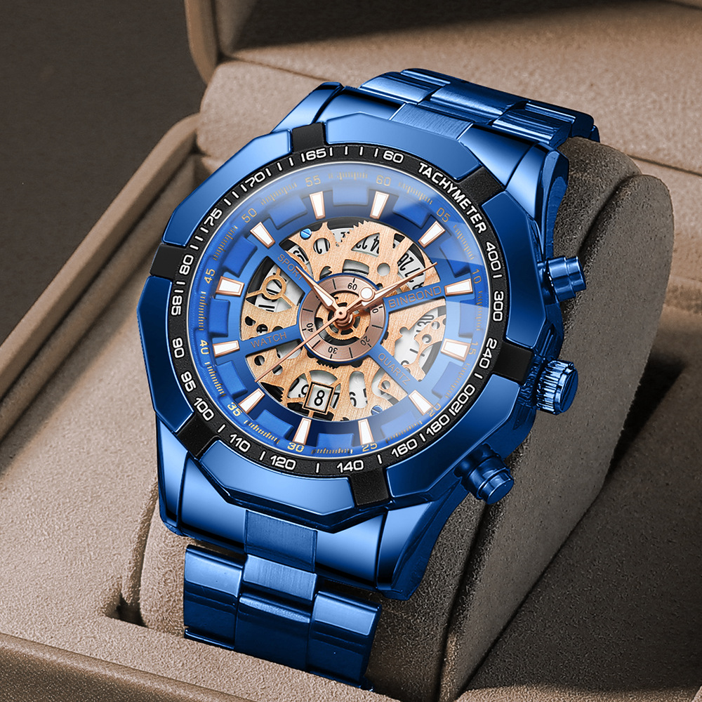 Smartwatch Watches For Men Brands - UTHAI Herenhorloge Licht Luxe Merk Zakelijk