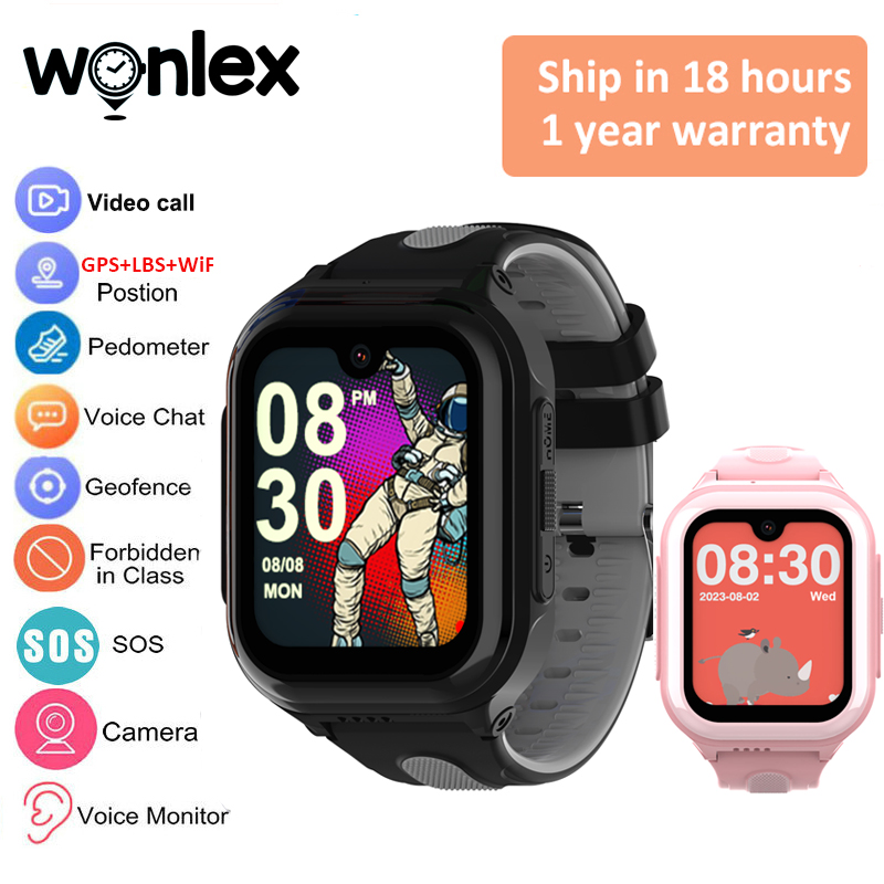 Smartwatch Watch Whatsapp - Wonlex 4G Smartwatch voor Kinderen met