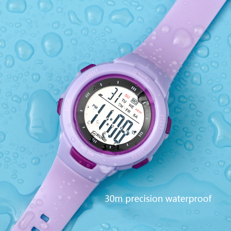 Smartwatch Digital Watches For Kid Girl - UTHAI kinderhorloges sportmode lichtgevende waterdichte wekker