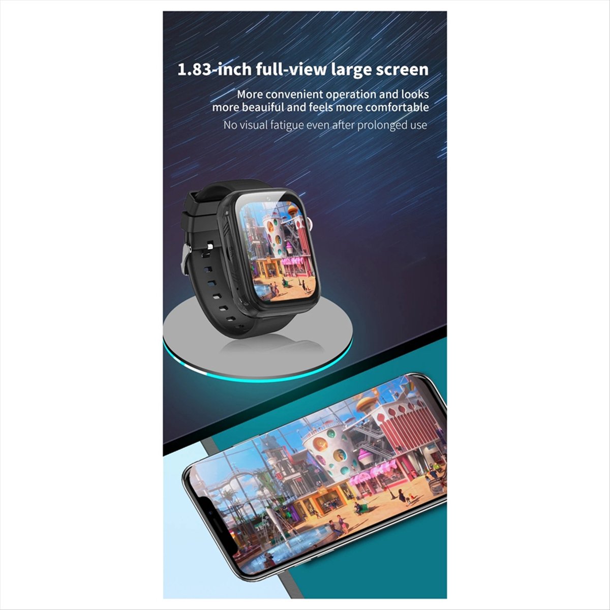 NIEUW WhatsApp Smart 4G Video  - Smartwatch Watch Whatsapp recensie en prijs
