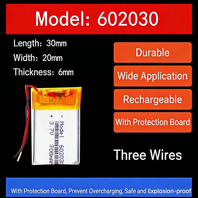 3.7V 300mAh 602030 lithiumbatt - Watch Smart Smartwatch recensie en prijs