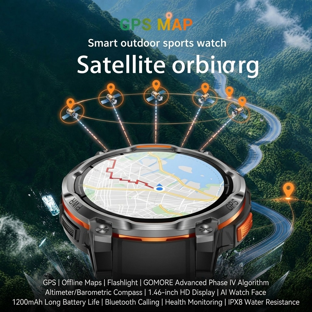 VWAR Nieuwe Outdoor GPS Offlin - Watch Vs Smartwatch recensie en prijs