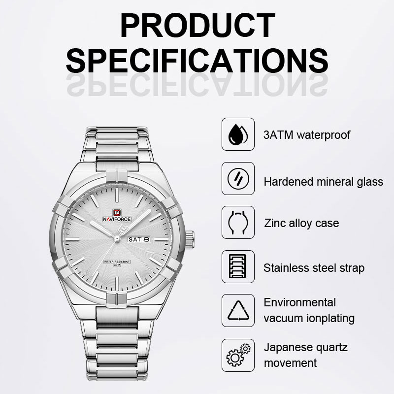 Topmerk NAVIFORCE herenhorloge - Smartwatch Watches For Men Brands recensie en prijs