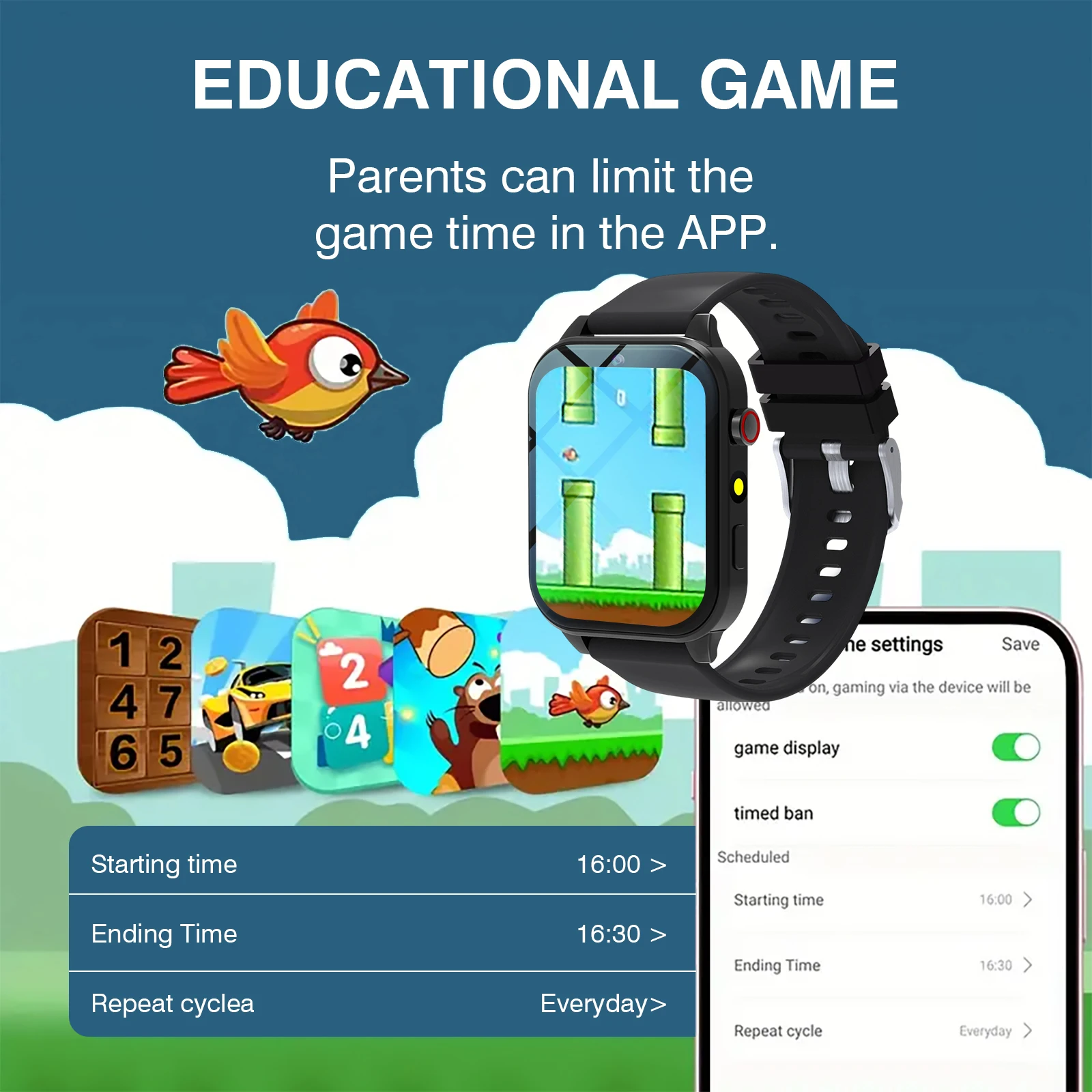 Smartwatch voor kinderen, 18 g - Smartwatch Digital Watches For Kid Girl recensie en prijs