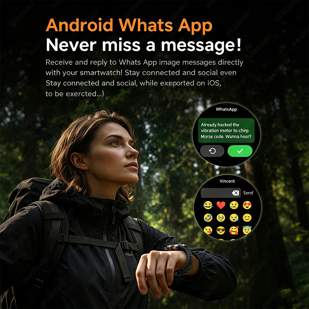 2026 Nieuwe GPS Offline Kaart  - Smartwatch Watch Whatsapp recensie en prijs