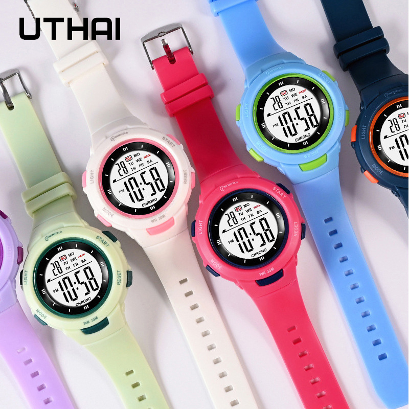 UTHAI kinderhorloges sportmode - Smartwatch Digital Watches For Kid Girl recensie en prijs